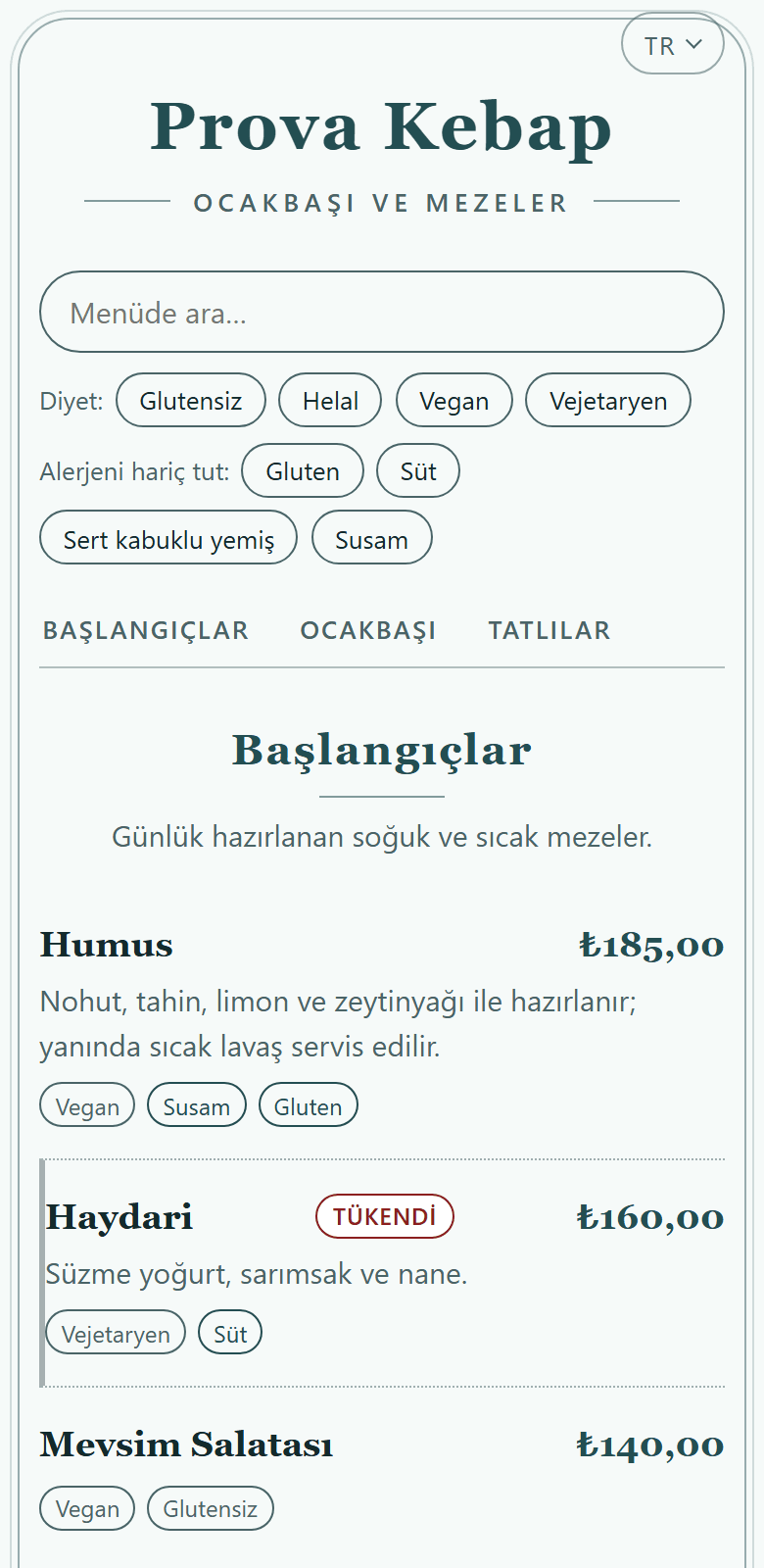 Classic şablonu petrol yeşili marka rengi ve yuvarlak köşelerle.